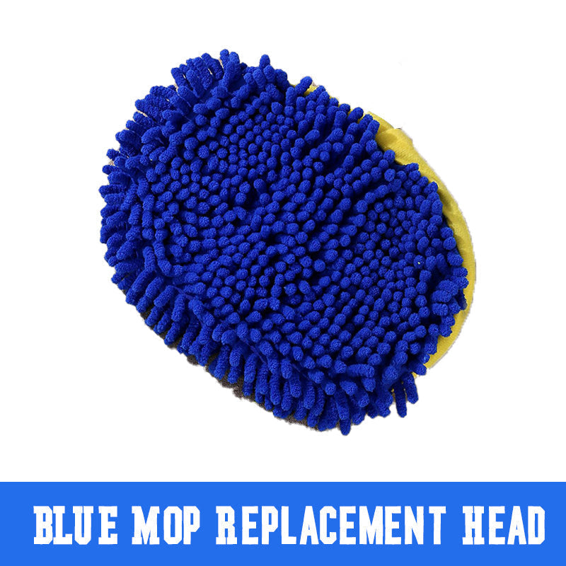 Car Wash Brush Telescopic Twist-Lock Handle & Rotating Microfiber Head