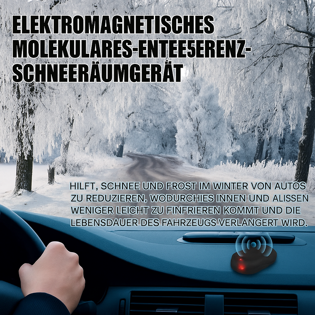 Car Window Deicer Solar-Powered Automatic Scratch-Free