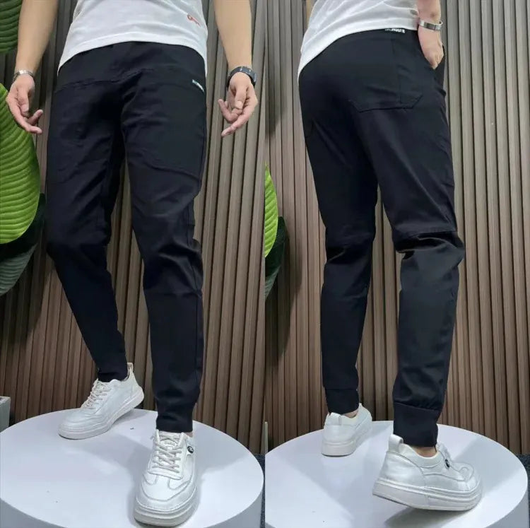 Cargo Pants Multiple Pockets Durable Fabric