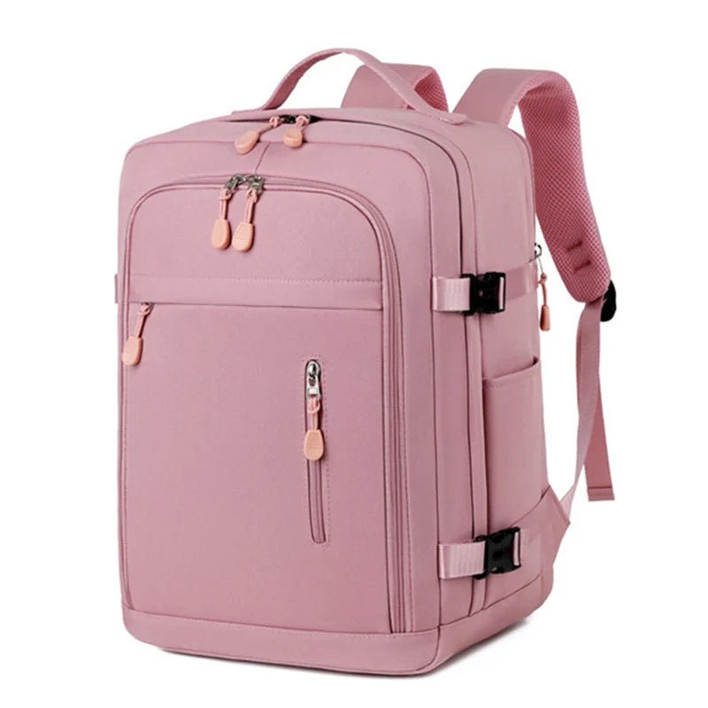 Carry-On Backpack Padded Laptop Compartment & Wet-Dry Pouch