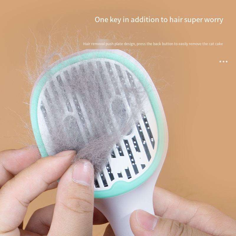 Cat Brush UV Parasite Control Soft Rubber Bristles