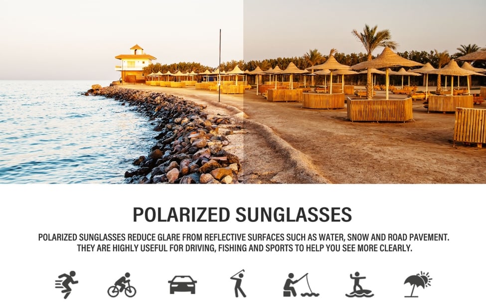 Cat-Eye Sunglasses Polarized UV400 Lightweight