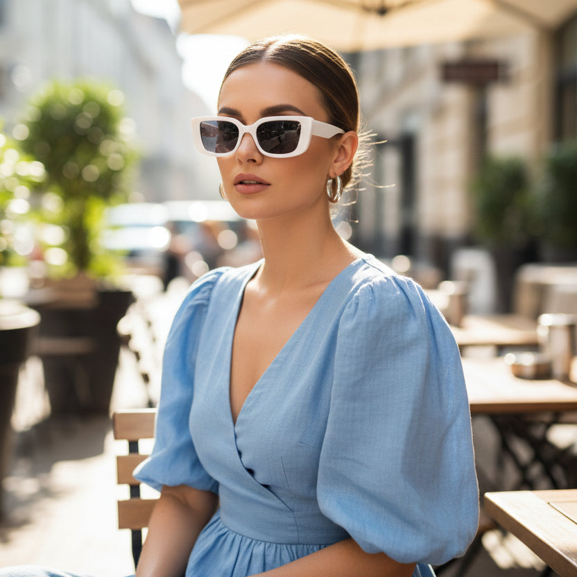 Cat-Eye Sunglasses UV400 Lightweight & Flexible Frame