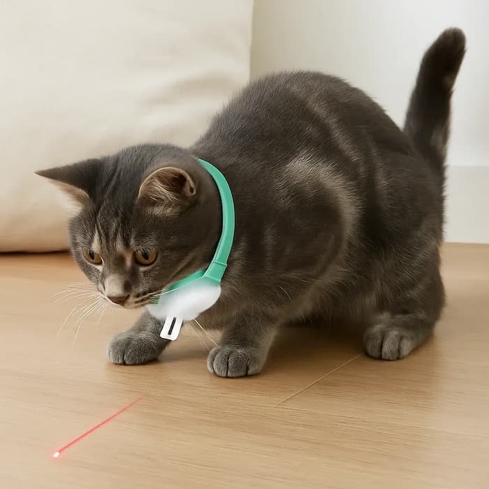 Cat Laser Collar Automatic Adjustable TPU Band