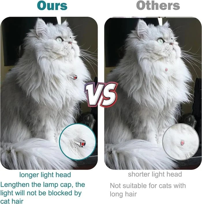 Cat Laser Collar Automatic Adjustable TPU Band
