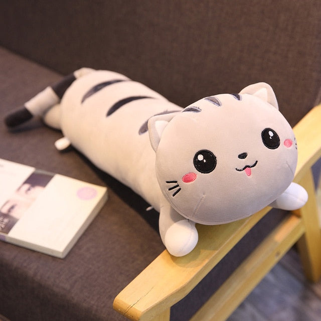Cat Pillow Plush Long Body Pregnancy & Nursing Support