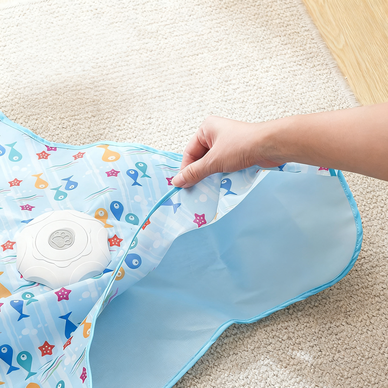 Cat Play Mat Hidden Feather & Rechargeable Battery