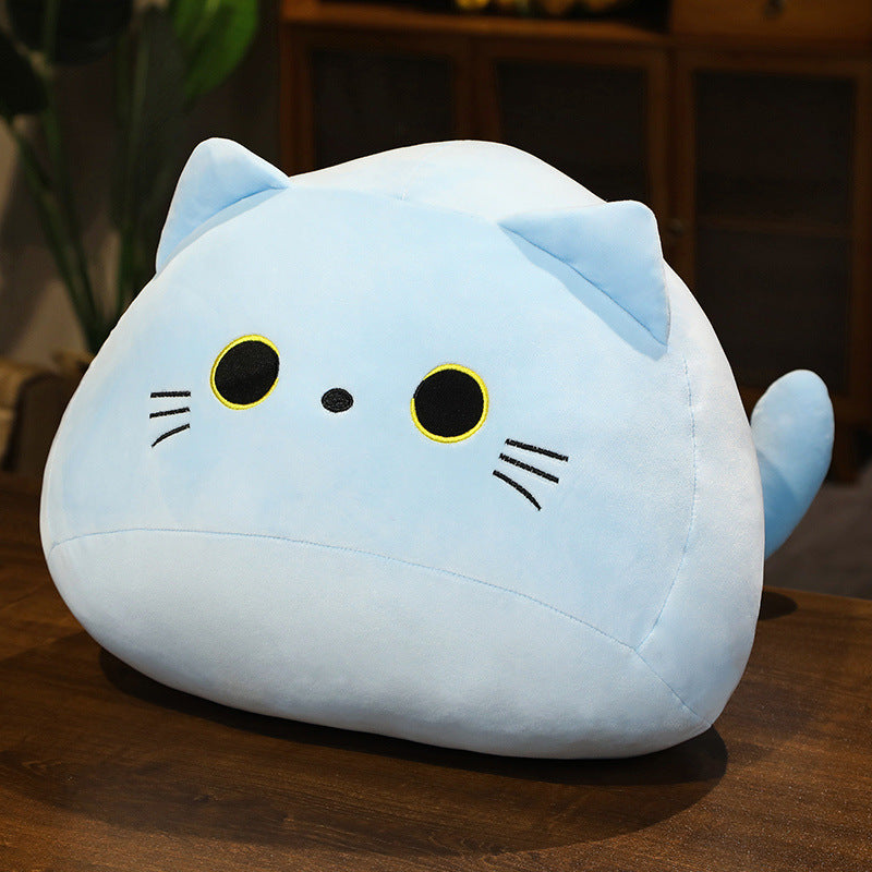 Cat Plush Pillow Kawaii Design Cotton Plush Three Sizes