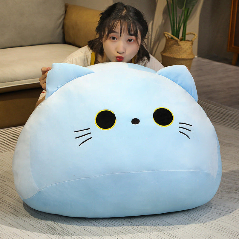 Cat Plush Pillow Kawaii Design Cotton Plush Three Sizes