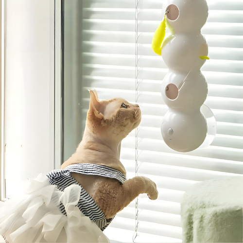 Cat Toy Wall-Mounted Motorized Rotating USB Rechargeable