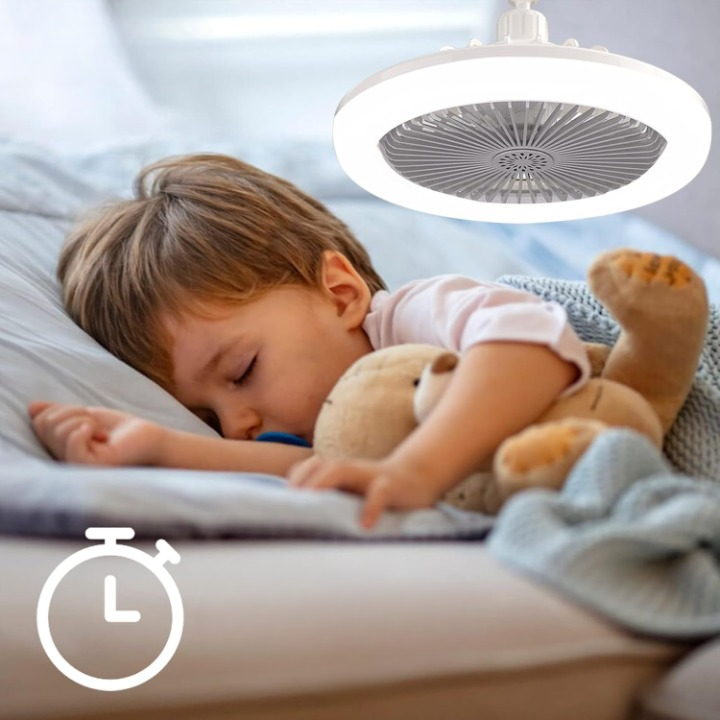 Ceiling Fan Light LED Screw-In E27 Remote & Timer