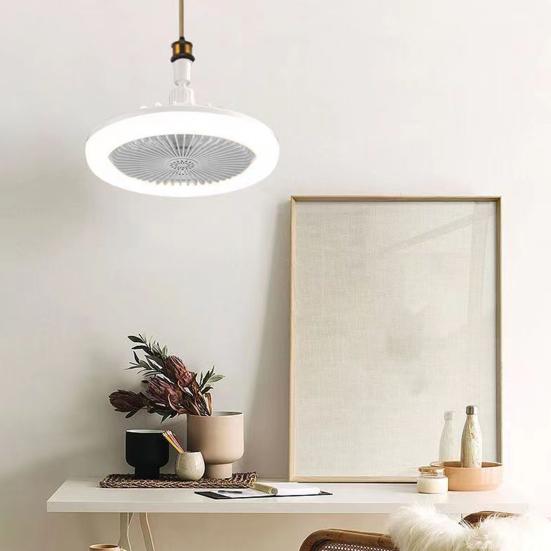 Ceiling Fan Light LED Screw-In E27 Remote & Timer