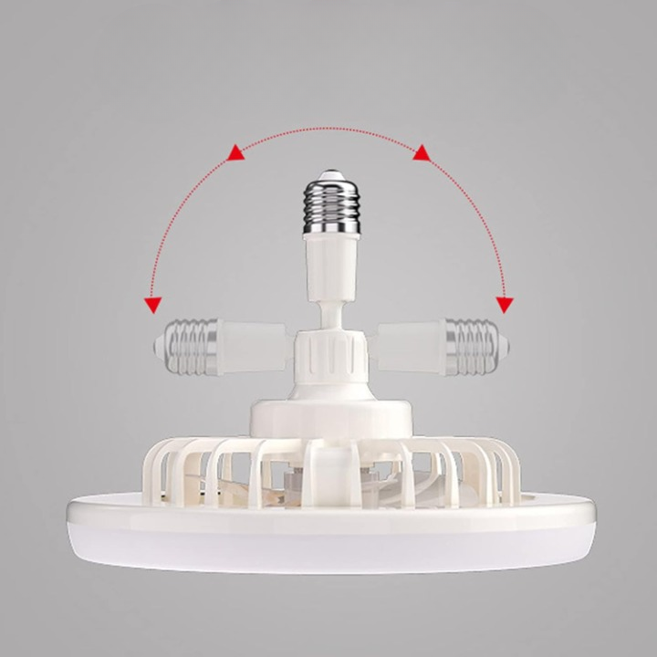 Ceiling Fan Light LED Screw-In E27 Remote & Timer