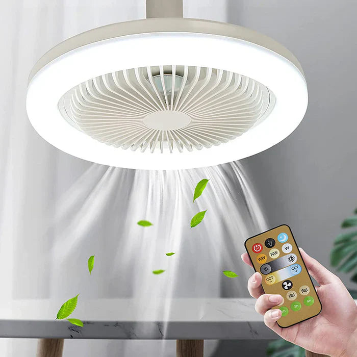 Ceiling Fan Light Screw-In E27 Remote & Dimmer