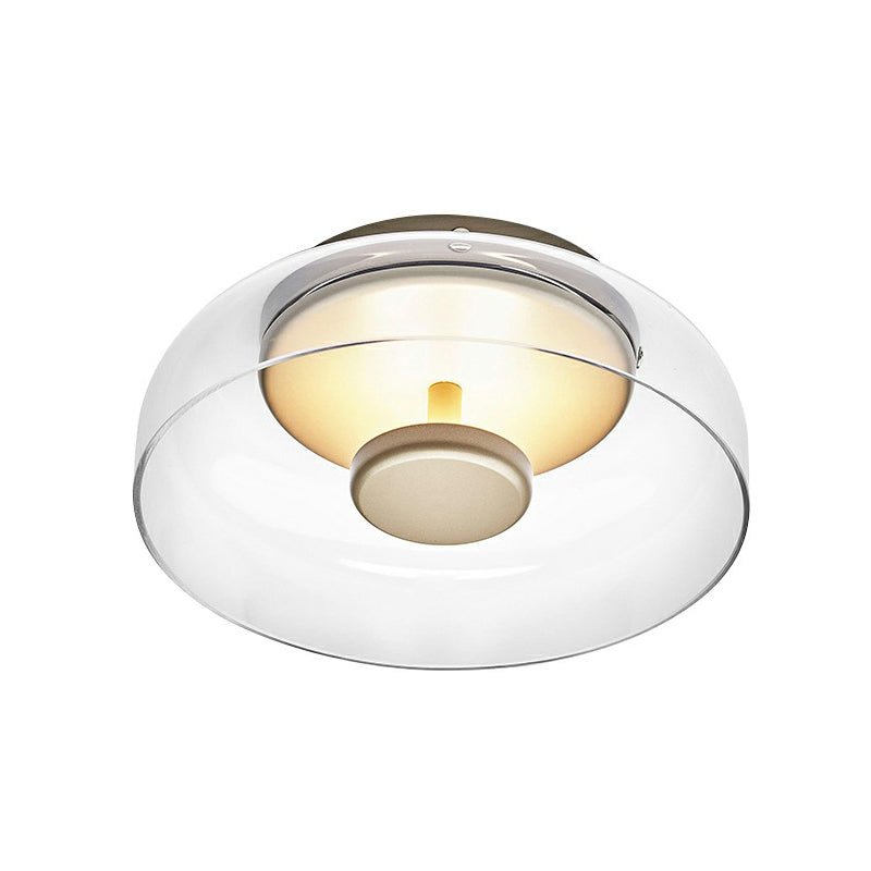 Ceiling Light Integrated LED Glass Cover Metal Frame
