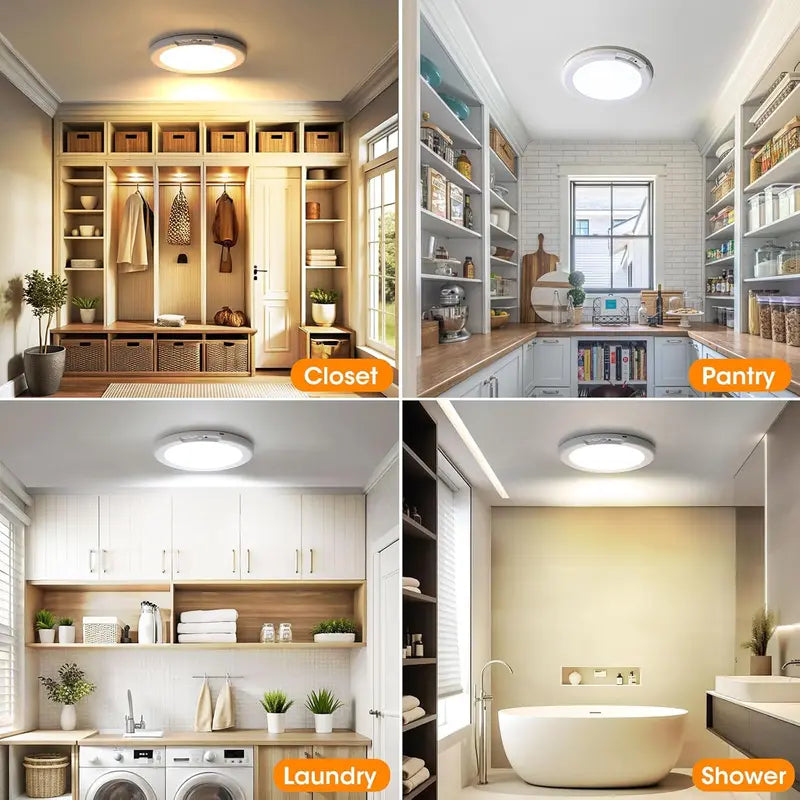 Ceiling Light Motion Sensor Magnetic Mount USB Rechargeable