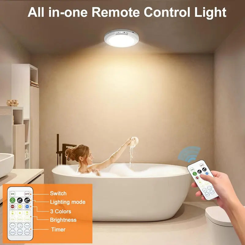 Ceiling Light Motion Sensor Magnetic Mount USB Rechargeable