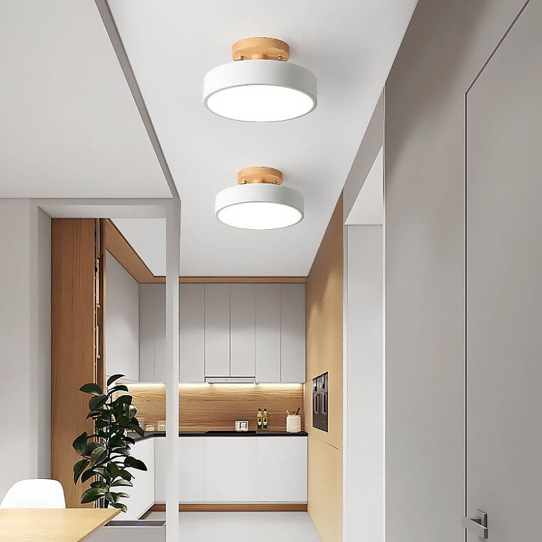 Ceiling Light Semi-Flush Integrated LED 3-Color