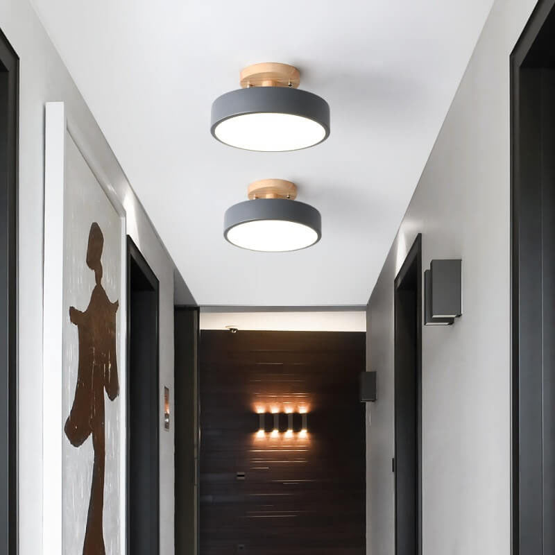 Ceiling Light Semi-Flush Integrated LED 3-Color