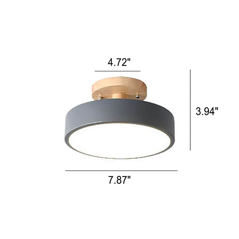 Ceiling Light Semi-Flush Integrated LED 3-Color