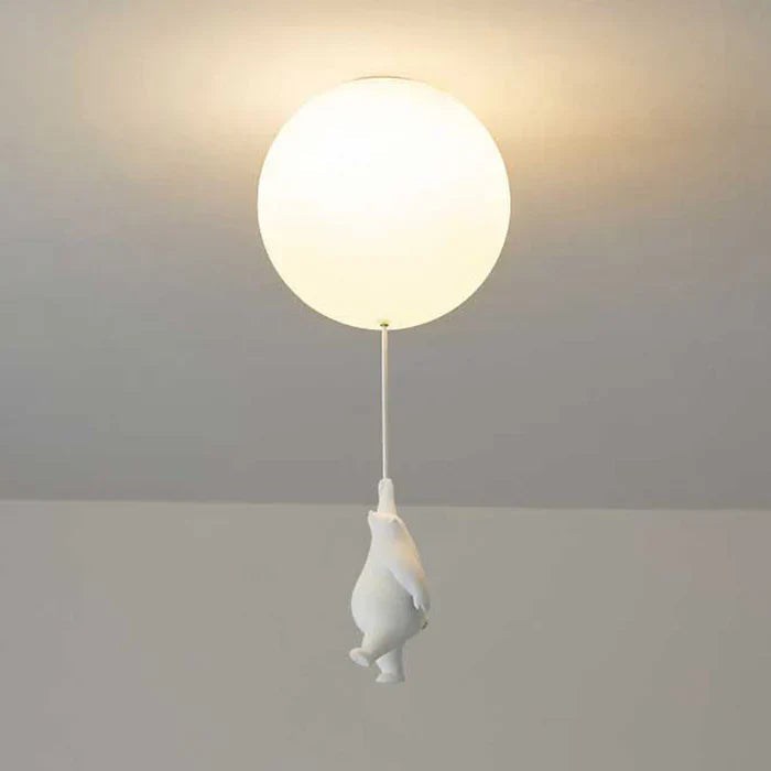 Ceiling Pendant Light Bear Balloon Integrated Warm White LED