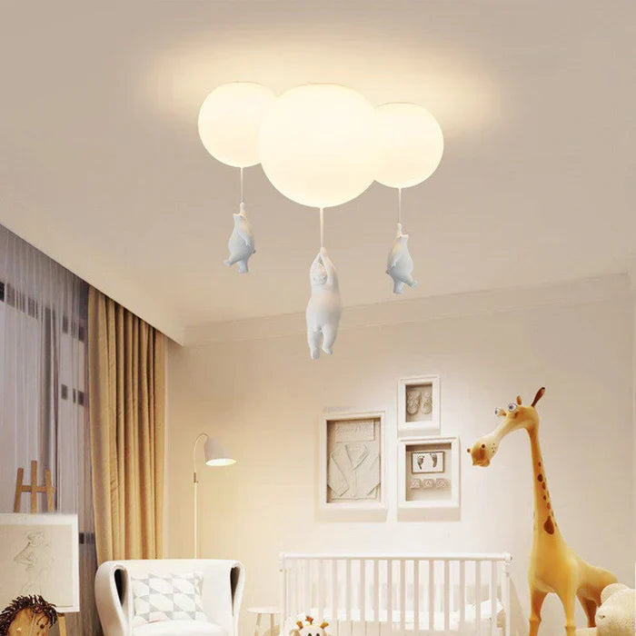 Ceiling Pendant Light Bear Balloon Integrated Warm White LED