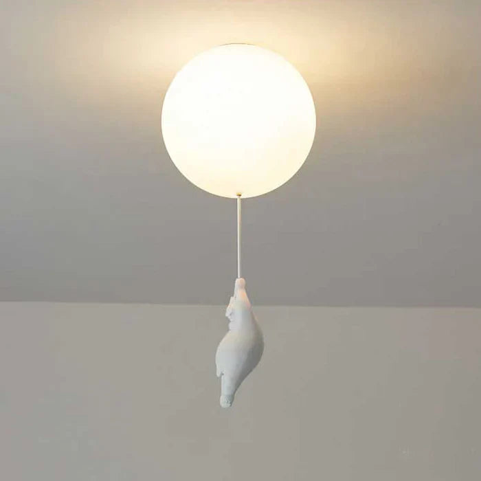Ceiling Pendant Light Bear Balloon Integrated Warm White LED