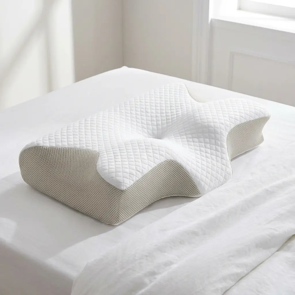 Cervical Pillow Ergonomic Memory Foam Removable Cover