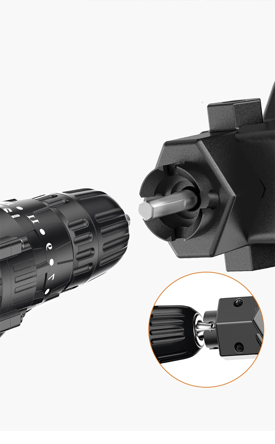 Chainsaw Attachment Drill Powered Tungsten Steel 4 Inch