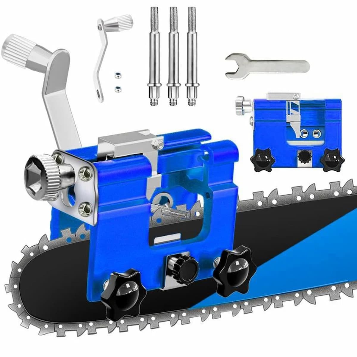 Chainsaw Sharpener Hand Crank 30 Degree Angle Guide