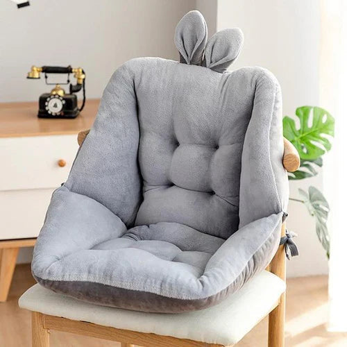 Chair Cushion Quilted Velour & Integrated Back