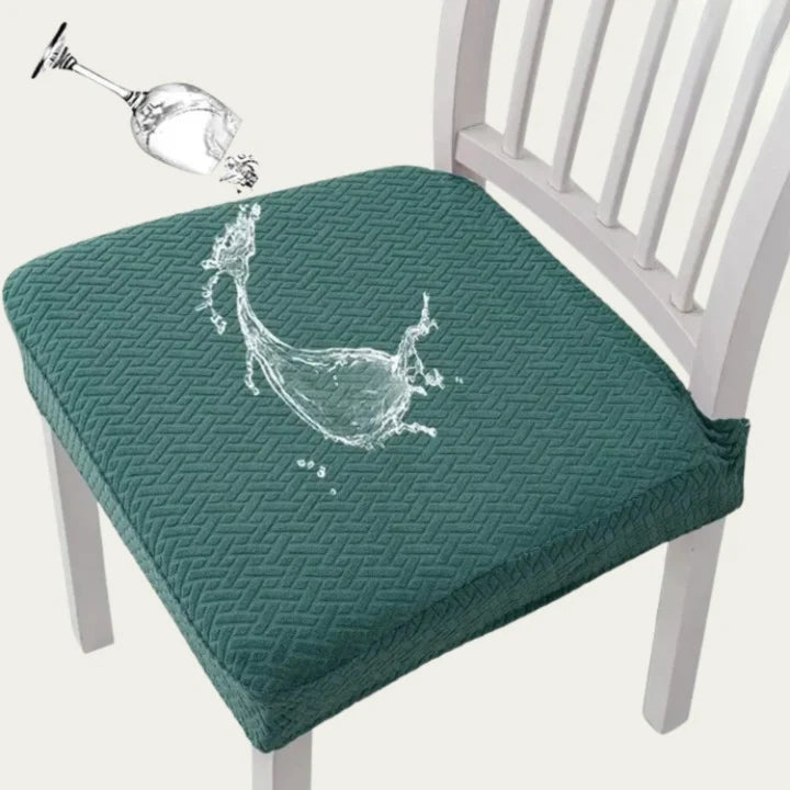 Chair Seat Covers Water-Repellent Elastic Edge Set of 4