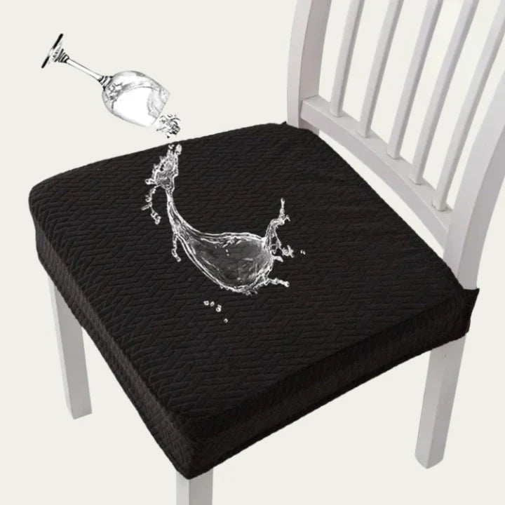Chair Seat Covers Water-Repellent Elastic Edge Set of 4