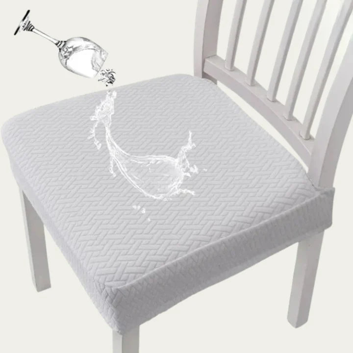 Chair Seat Covers Water-Repellent Elastic Edge Set of 4