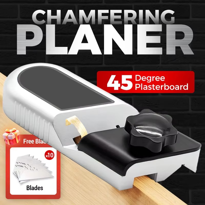 Chamfer & Edge Plane 2-in-1 Ergonomic Non-Slip Handle