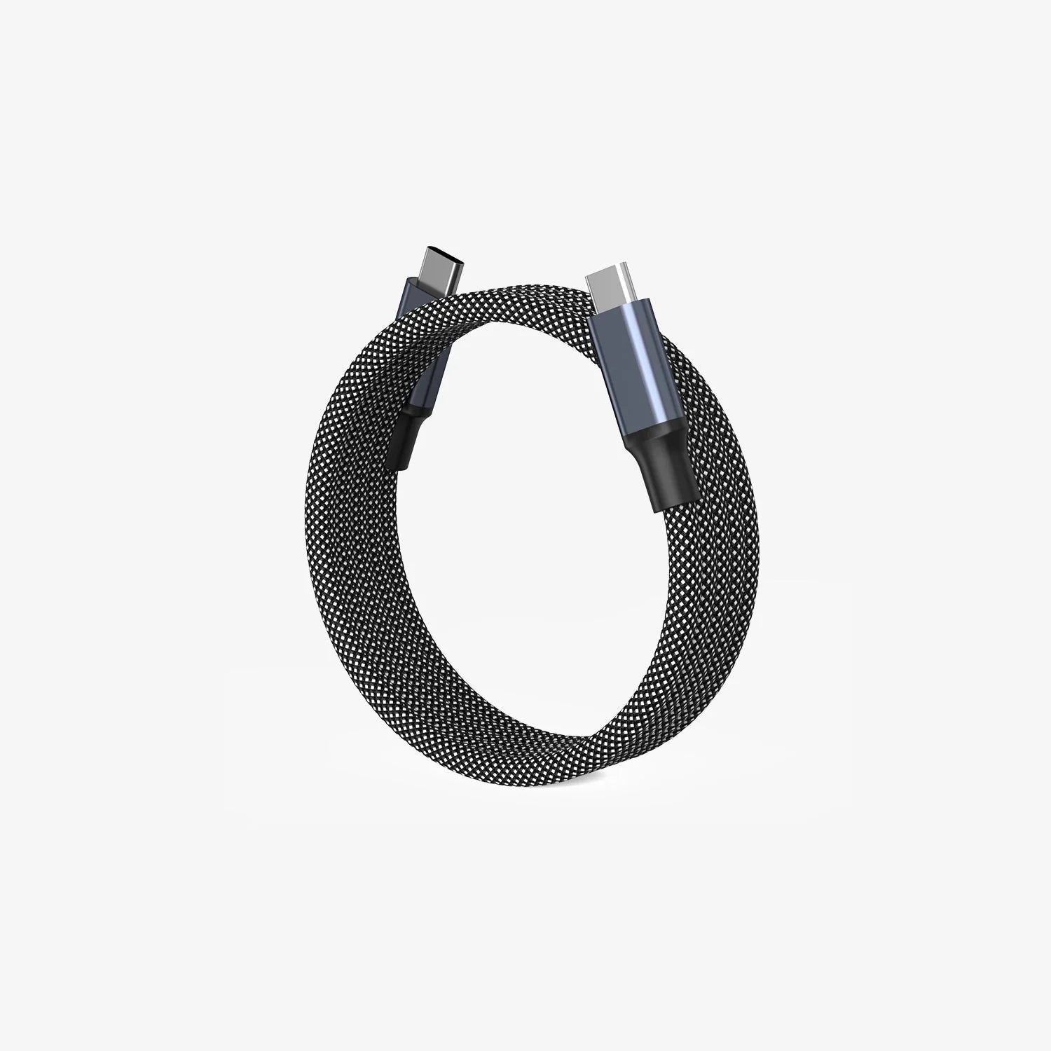 Charging Cable Magnetic Spiral 100W Tangle-Free