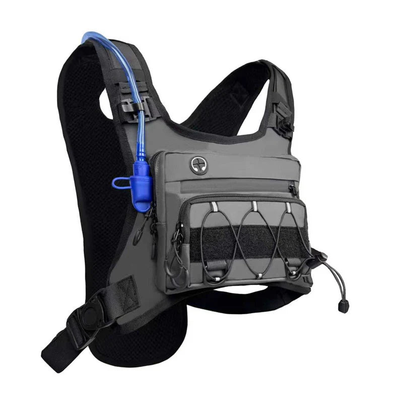 Chest Bag Ergonomic Vest Water-Repellent Tear-Resistant