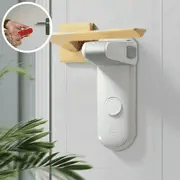 Child Safety Lock Self-Adhesive No-Drill Push-And-Slide