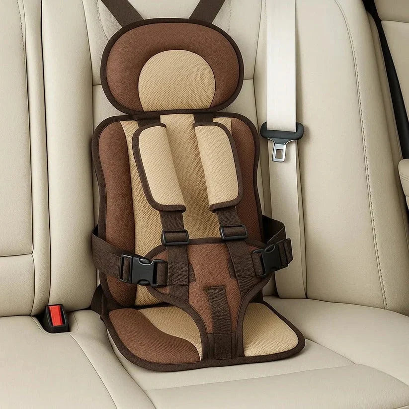 Child Travel Seat Foldable Five-Point Harness Removable Washable Cover