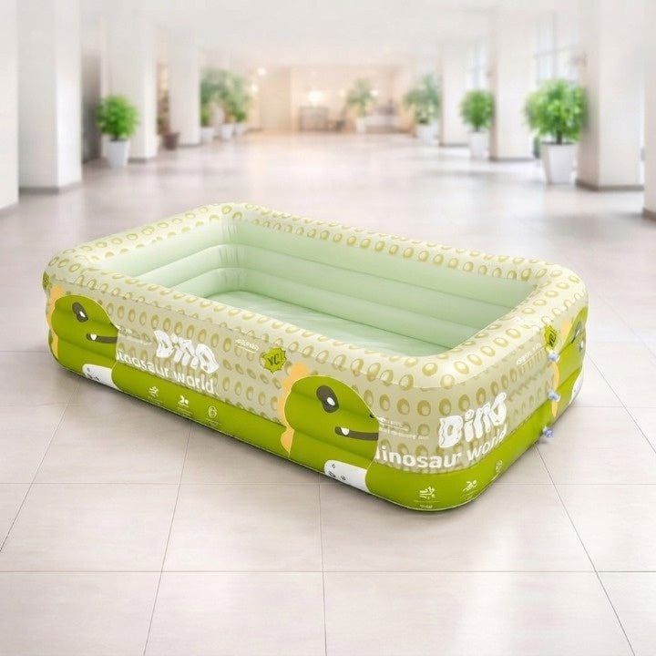 Children's Paddling Pool Double-Walled PVC Dinosaur Design