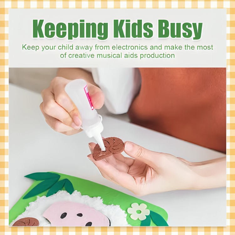 Children's Sewing Kit 3 Animal Motifs Child-Friendly Needles