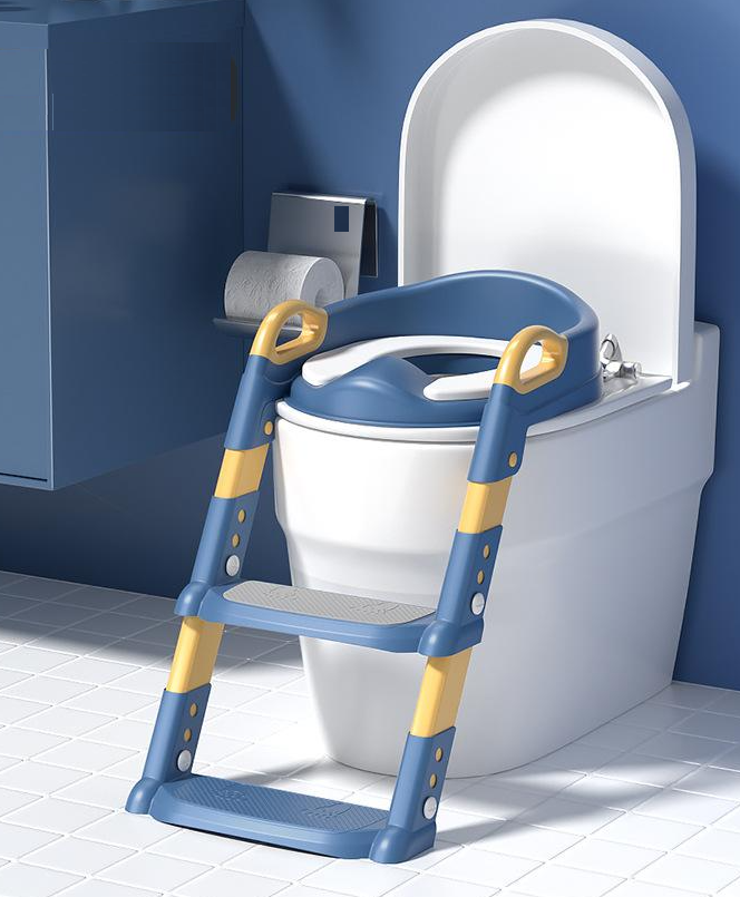 Children's Toilet Step Stool Height-Adjustable Foldable Non-Slip