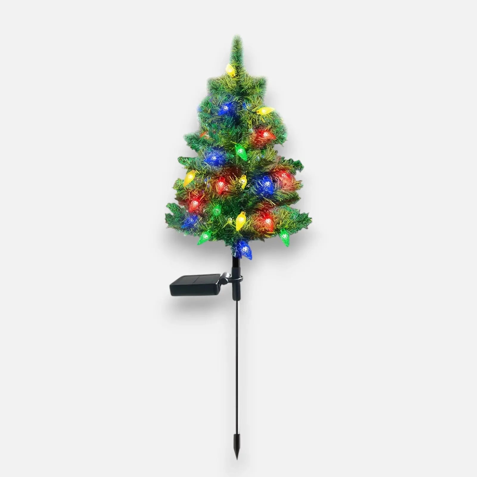 Christmas Tree Solar Warm White LED Weatherproof 75 cm