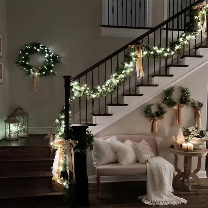Christmas Tree String Lights Flexible Copper Wire Energy-Efficient LEDs