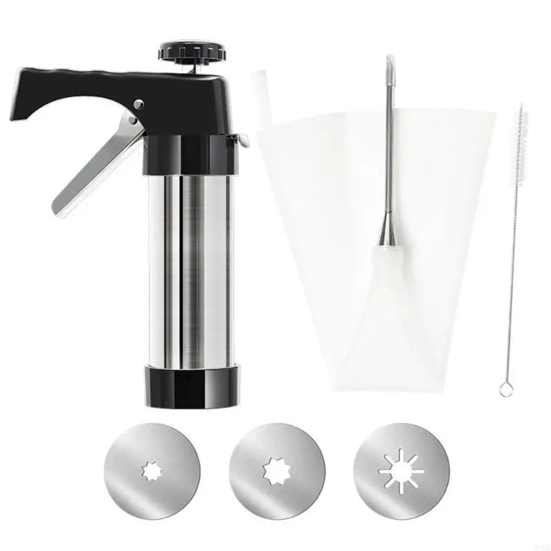 Churro Maker Aluminum Alloy 3 Interchangeable Nozzles Dishwasher Safe