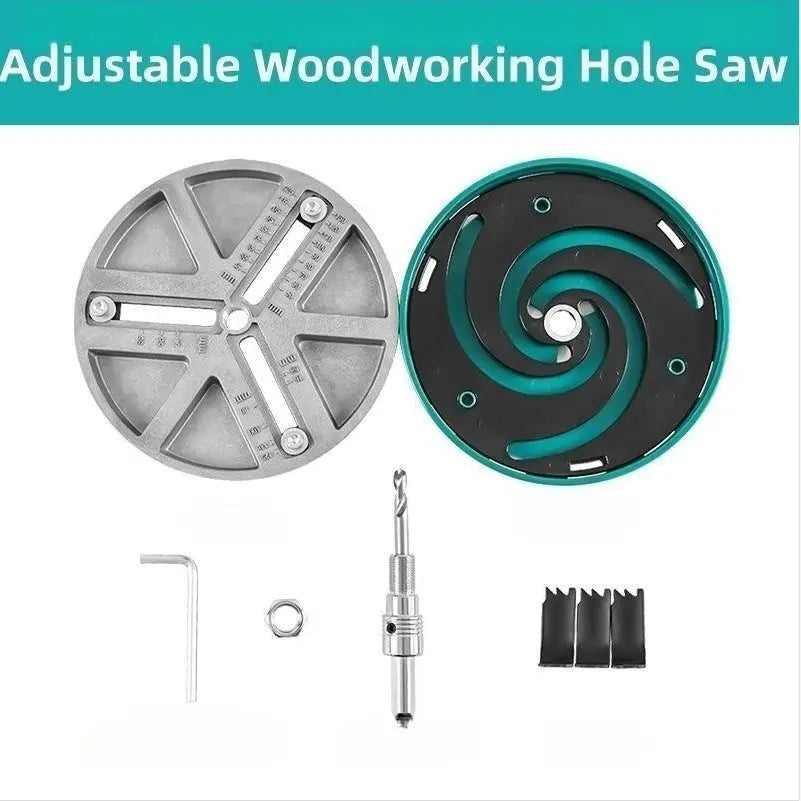 Circle Cutter Adjustable Diameter Burr-Free Hardened Steel Blades