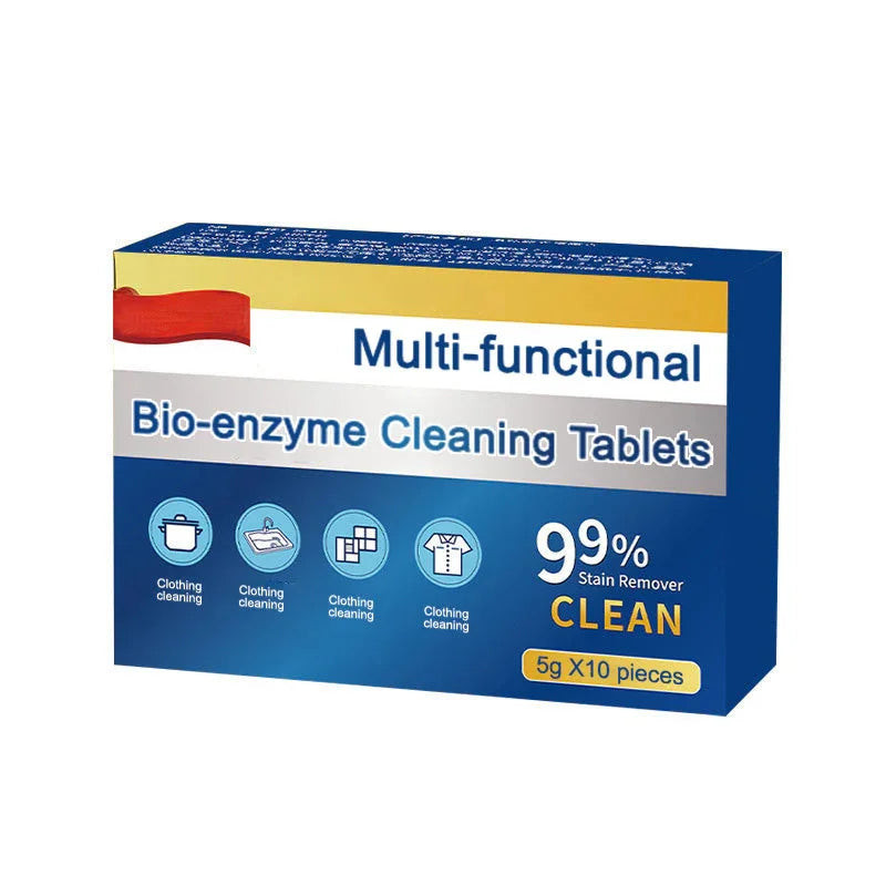 Cleaning Tablets Bio-Enzyme Water-Activated 10-Pack