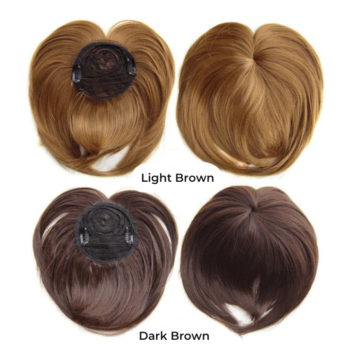 Clip-In Hair Topper Seamless Natural Look Secure Clip