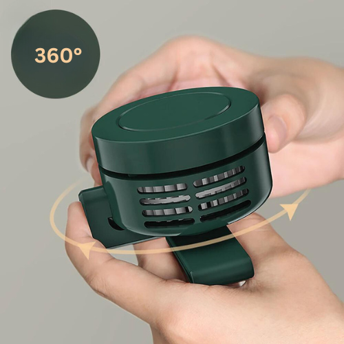 Clip-On Desk Fan 360° Rotation USB Powered