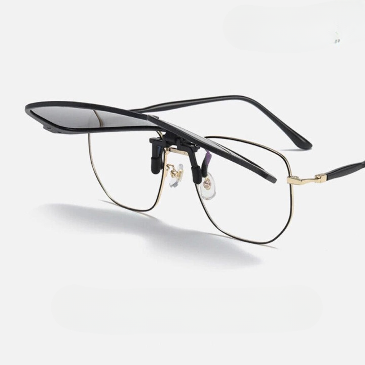 Clip-On Sunglasses Polarized Flip-Up UV400 Protection